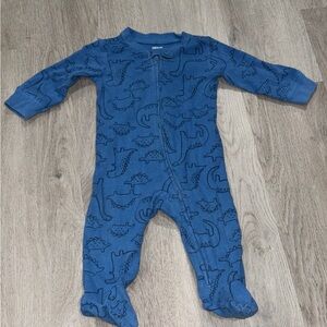 Carters Dino Blue Zippered Sleep & Play